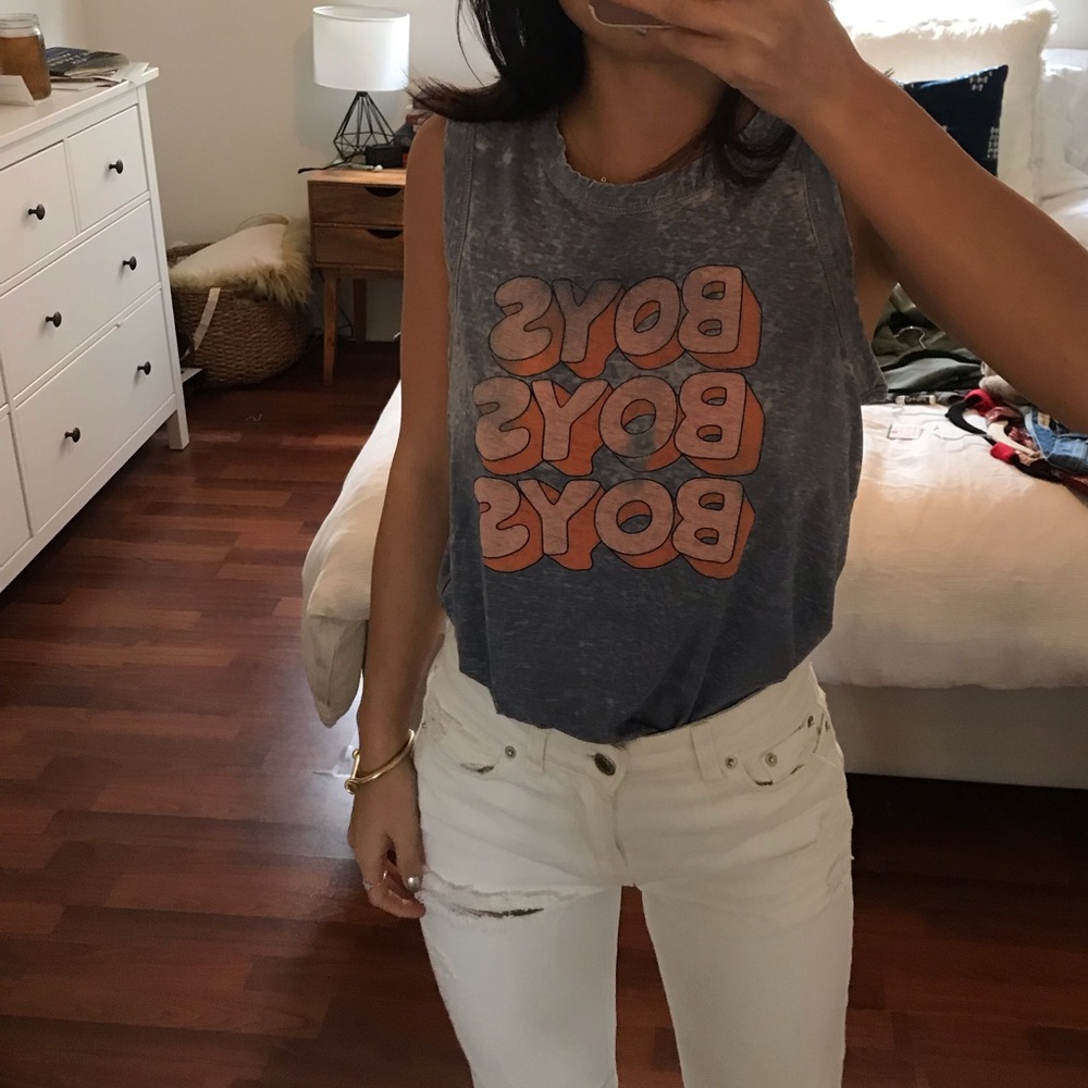 MATE the label “boys boys boys” tank top in S/M